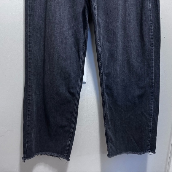 All Saints Ash Boyfriend Jeans in Washed Black Size 32 - Picture 5 of 13